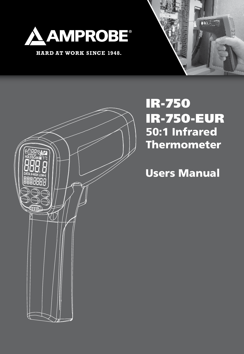 Amprobe IR-750 Infrared-Thermometer User Manual | 134 pages