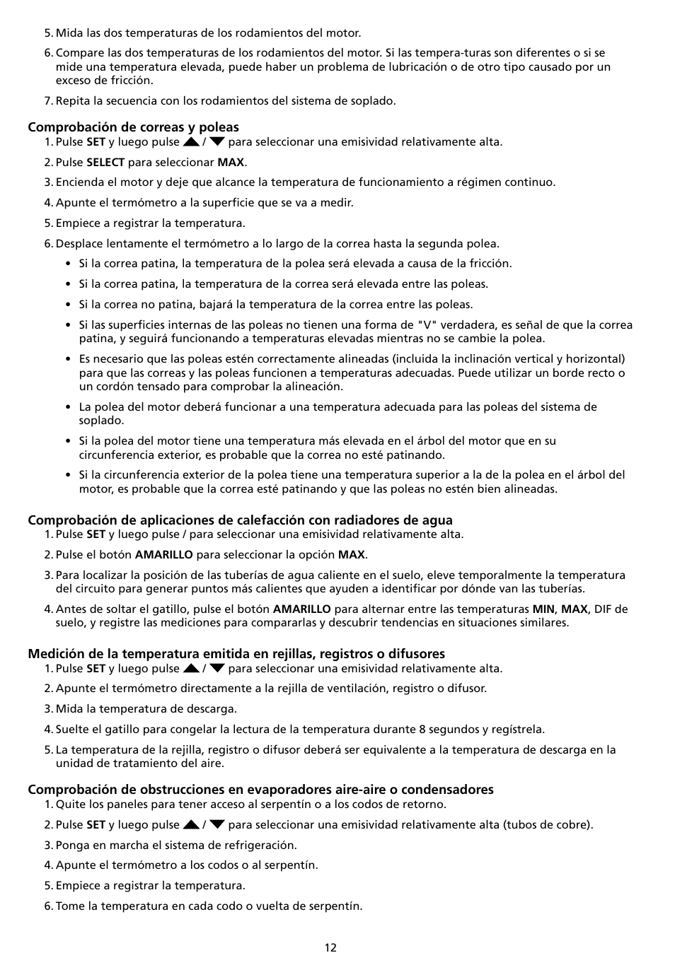 Amprobe IR-750 Infrared-Thermometer User Manual | Page 104 / 134