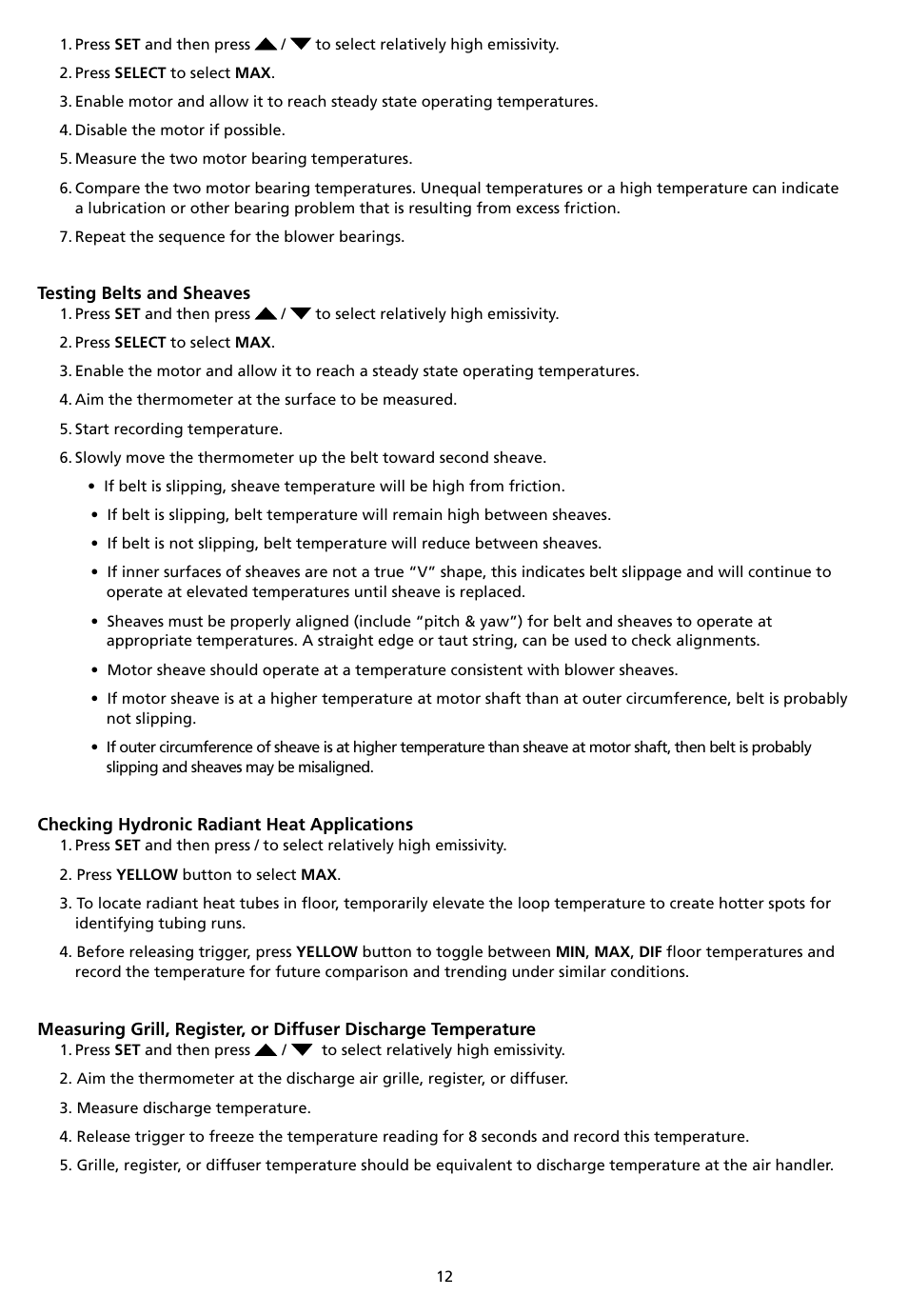 Amprobe IR-750 Infrared-Thermometer User Manual | Page 16 / 134