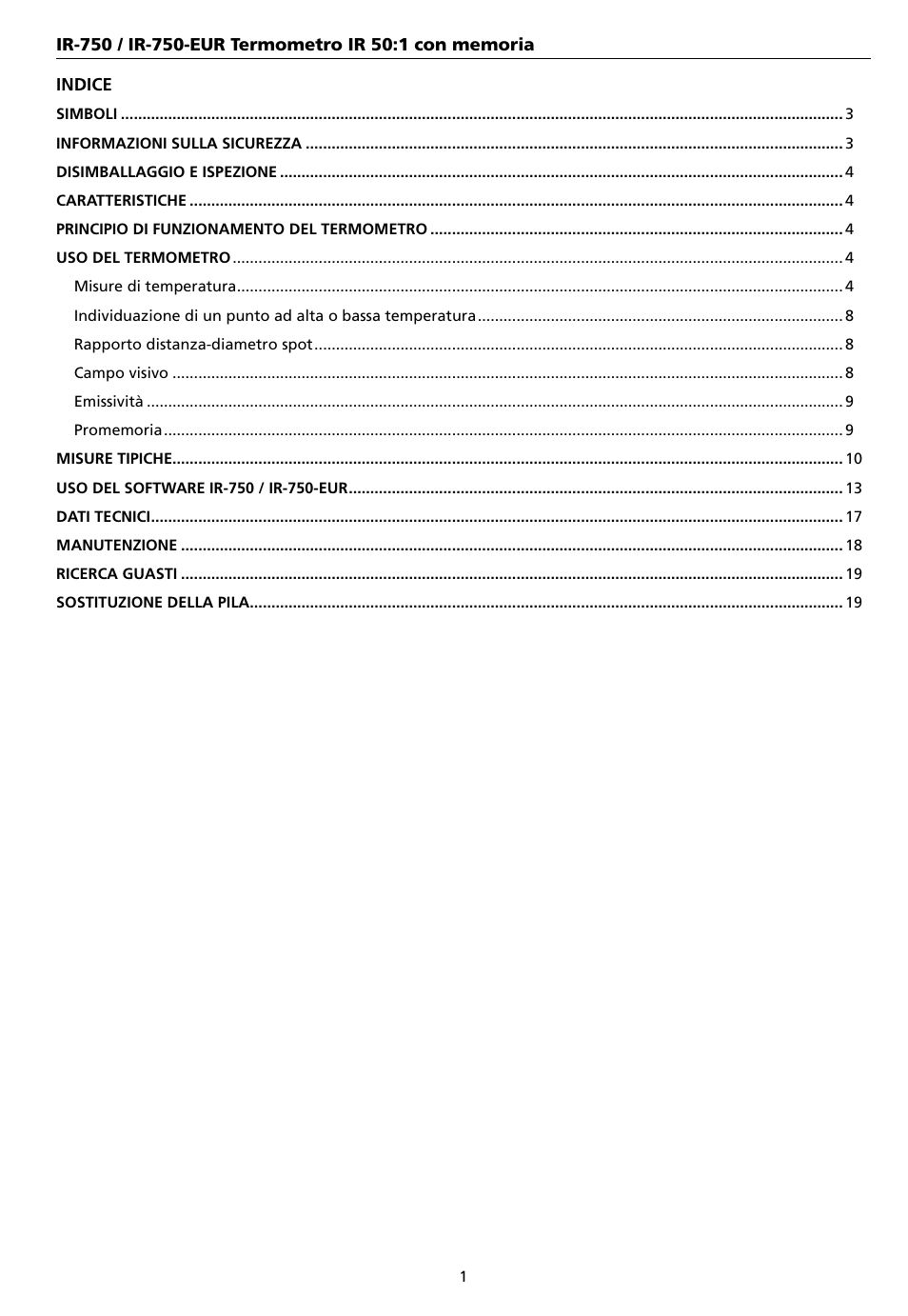 Amprobe IR-750 Infrared-Thermometer User Manual | Page 71 / 134