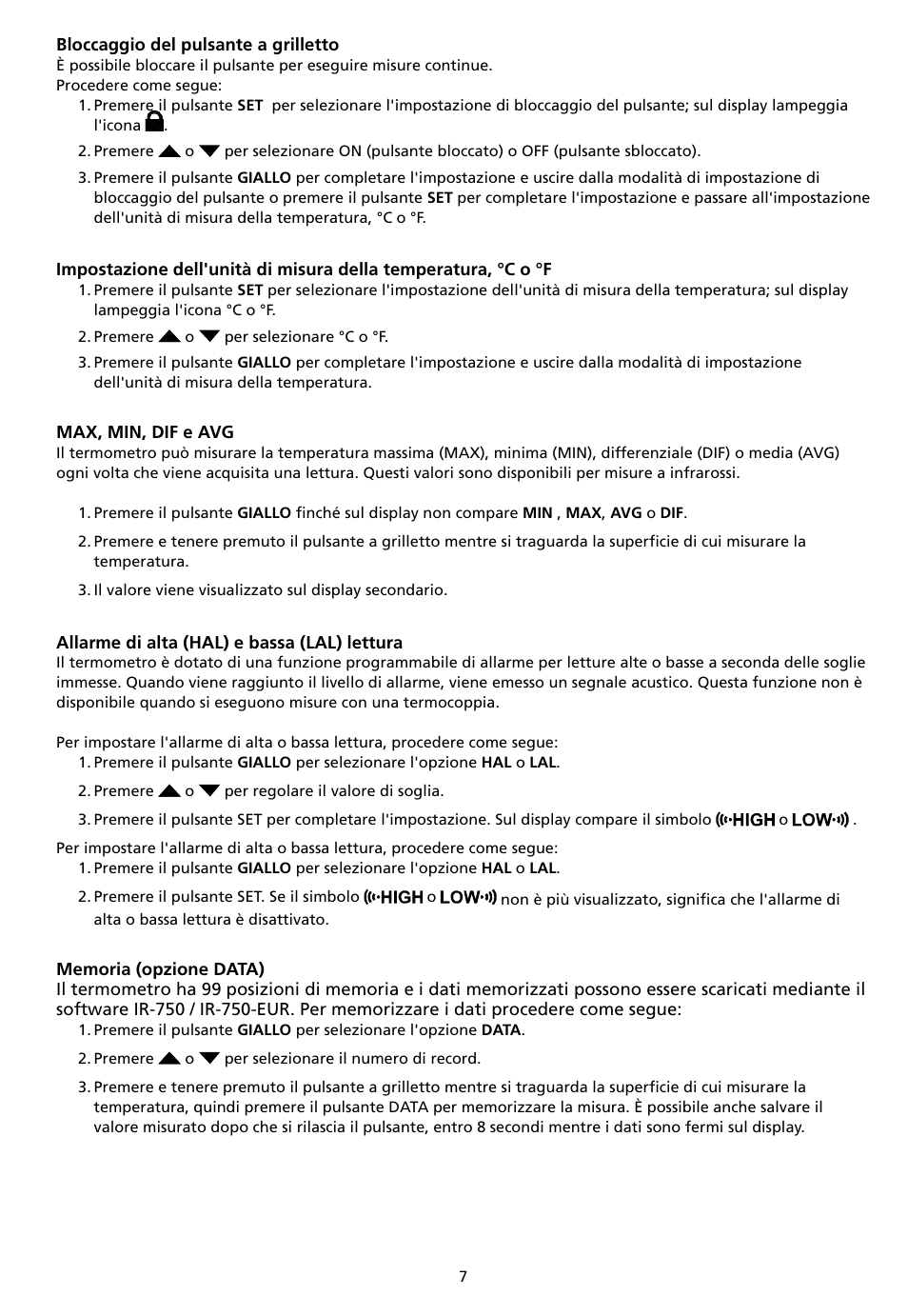 Amprobe IR-750 Infrared-Thermometer User Manual | Page 77 / 134