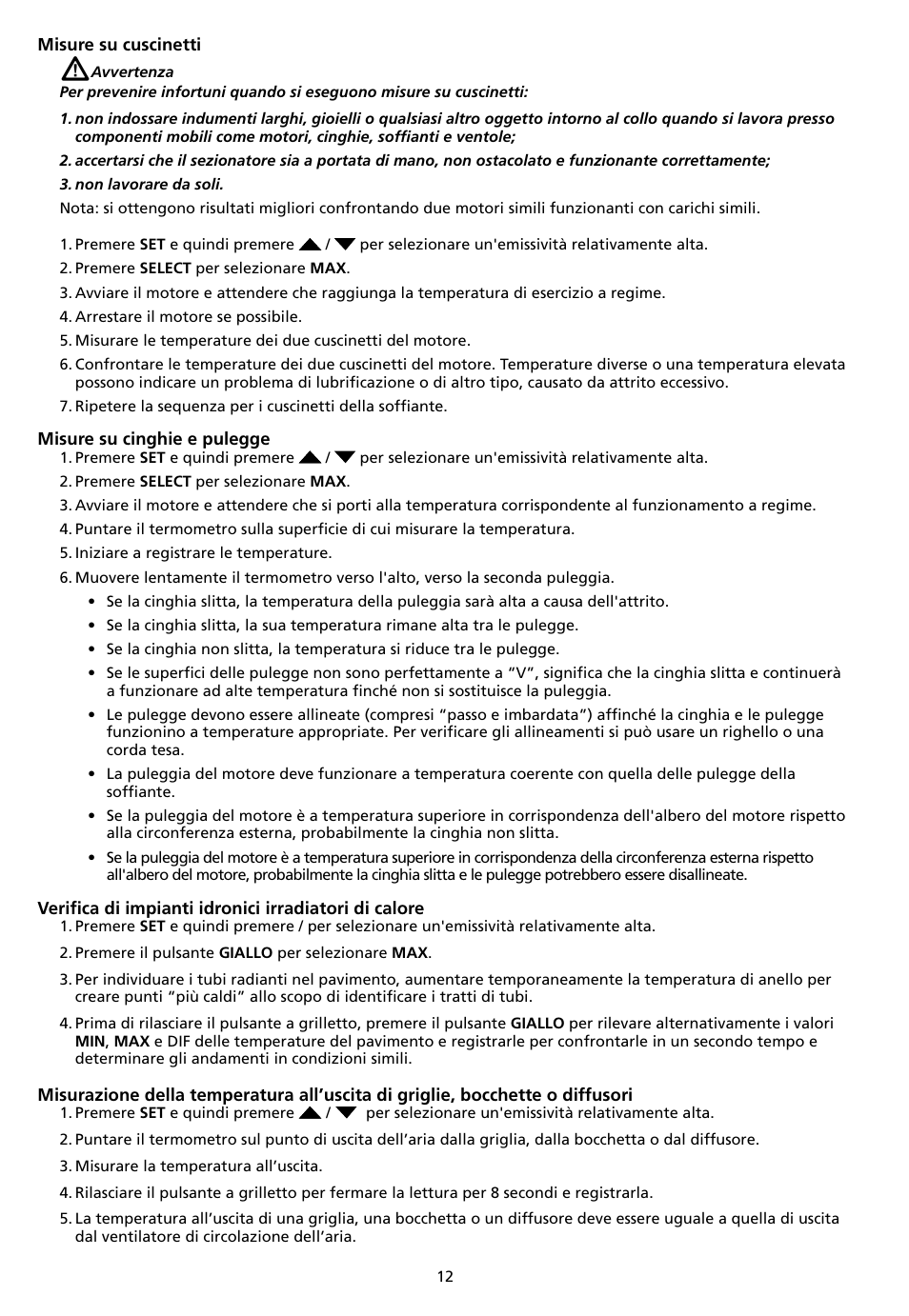 Amprobe IR-750 Infrared-Thermometer User Manual | Page 82 / 134