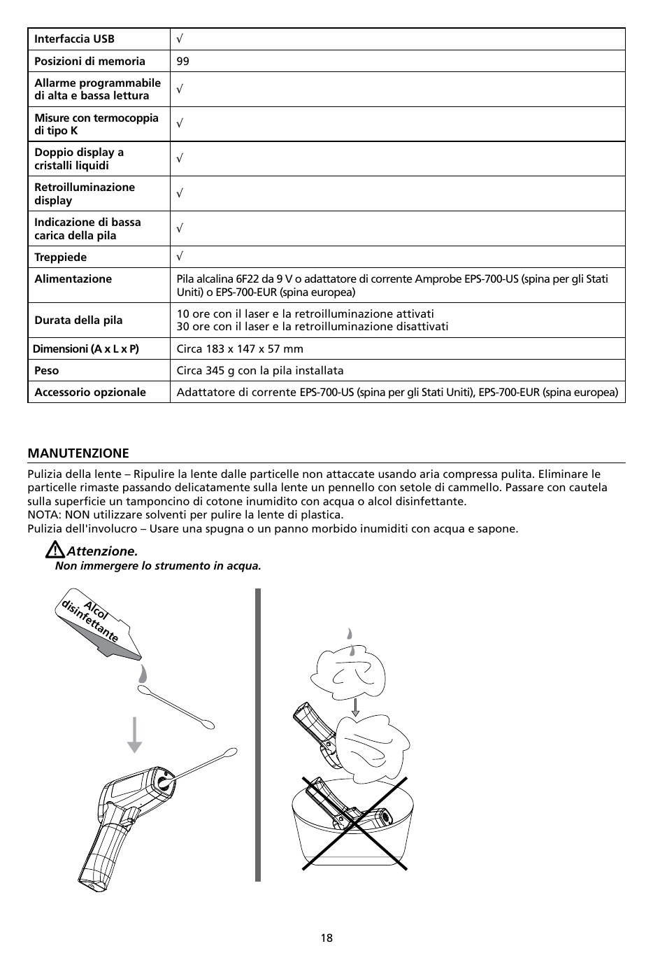 Amprobe IR-750 Infrared-Thermometer User Manual | Page 88 / 134