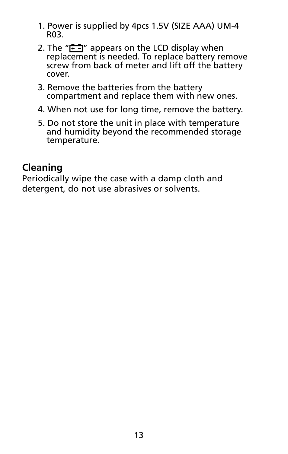 Amprobe RTD-10 RTD-Thermometers User Manual | Page 20 / 22