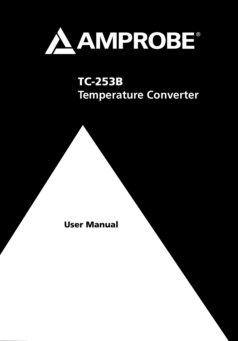 Amprobe TC-253B Temperature-Converter User Manual | 8 pages