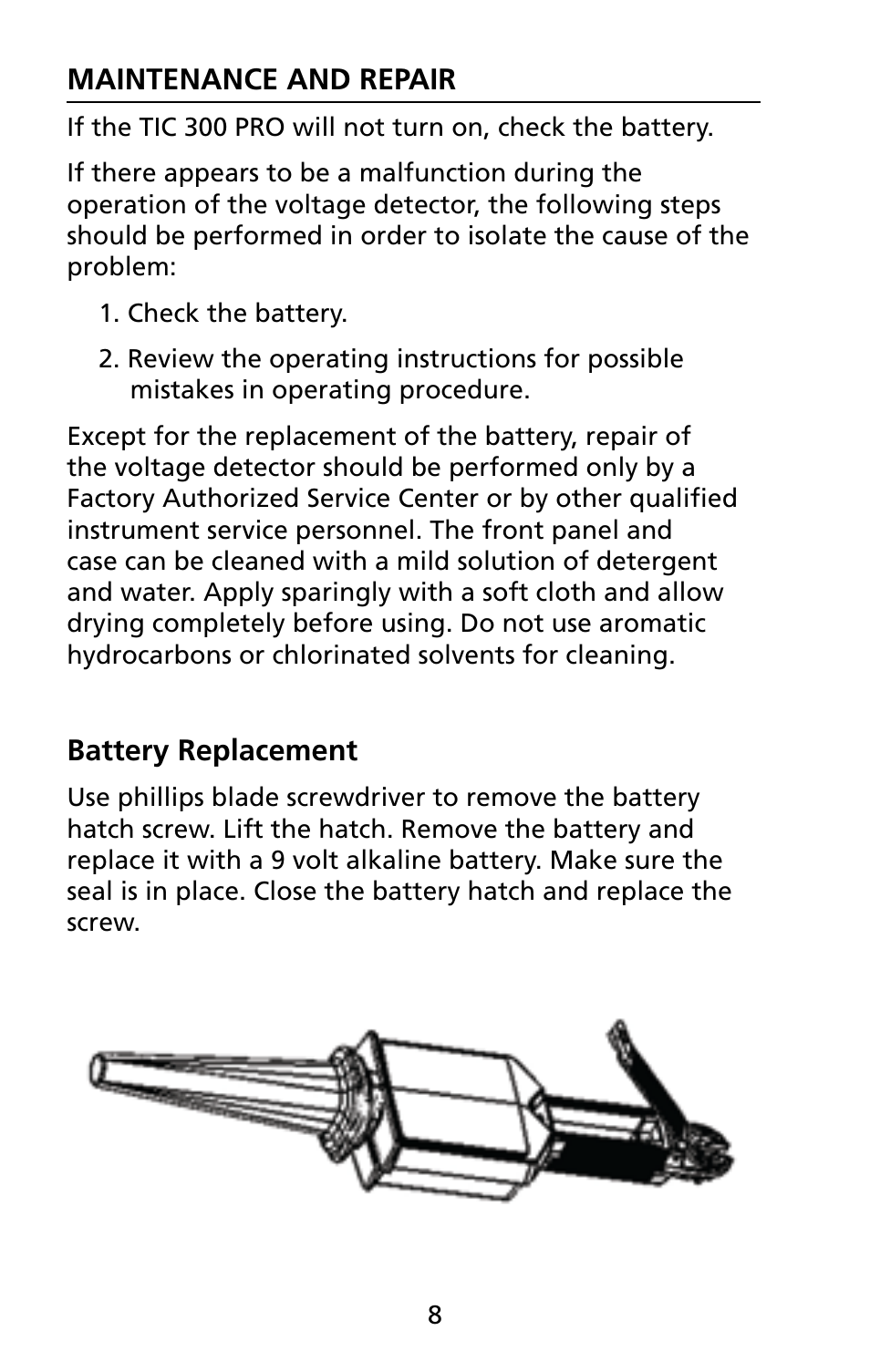 Amprobe TIC-300-PRO Non-Contact-Voltage-Detector User Manual | Page 14 / 92