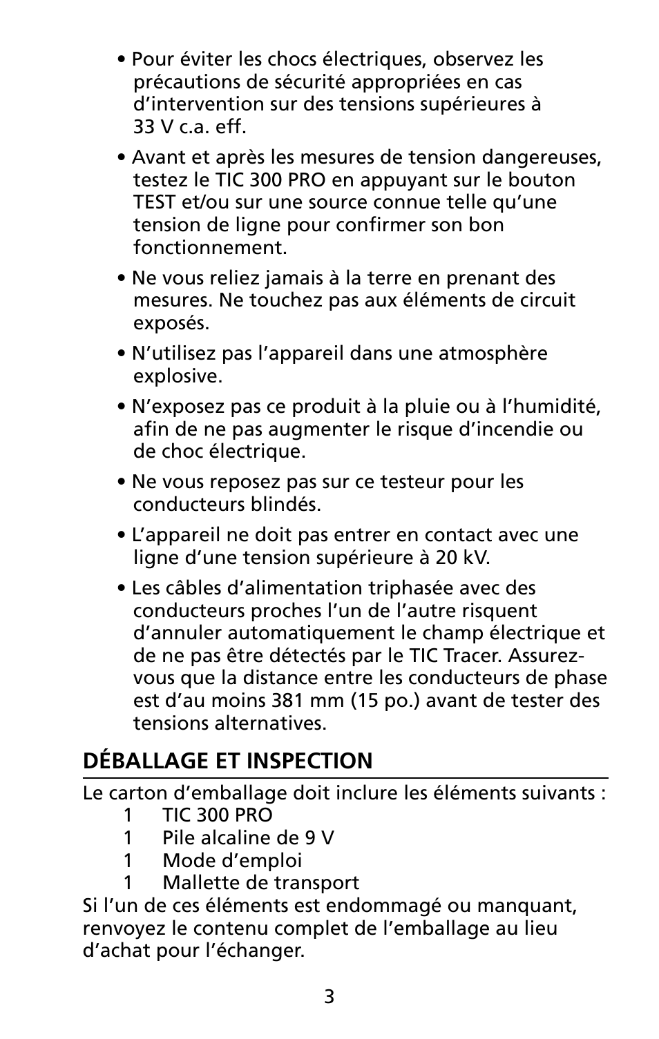 Amprobe TIC-300-PRO Non-Contact-Voltage-Detector User Manual | Page 27 / 92