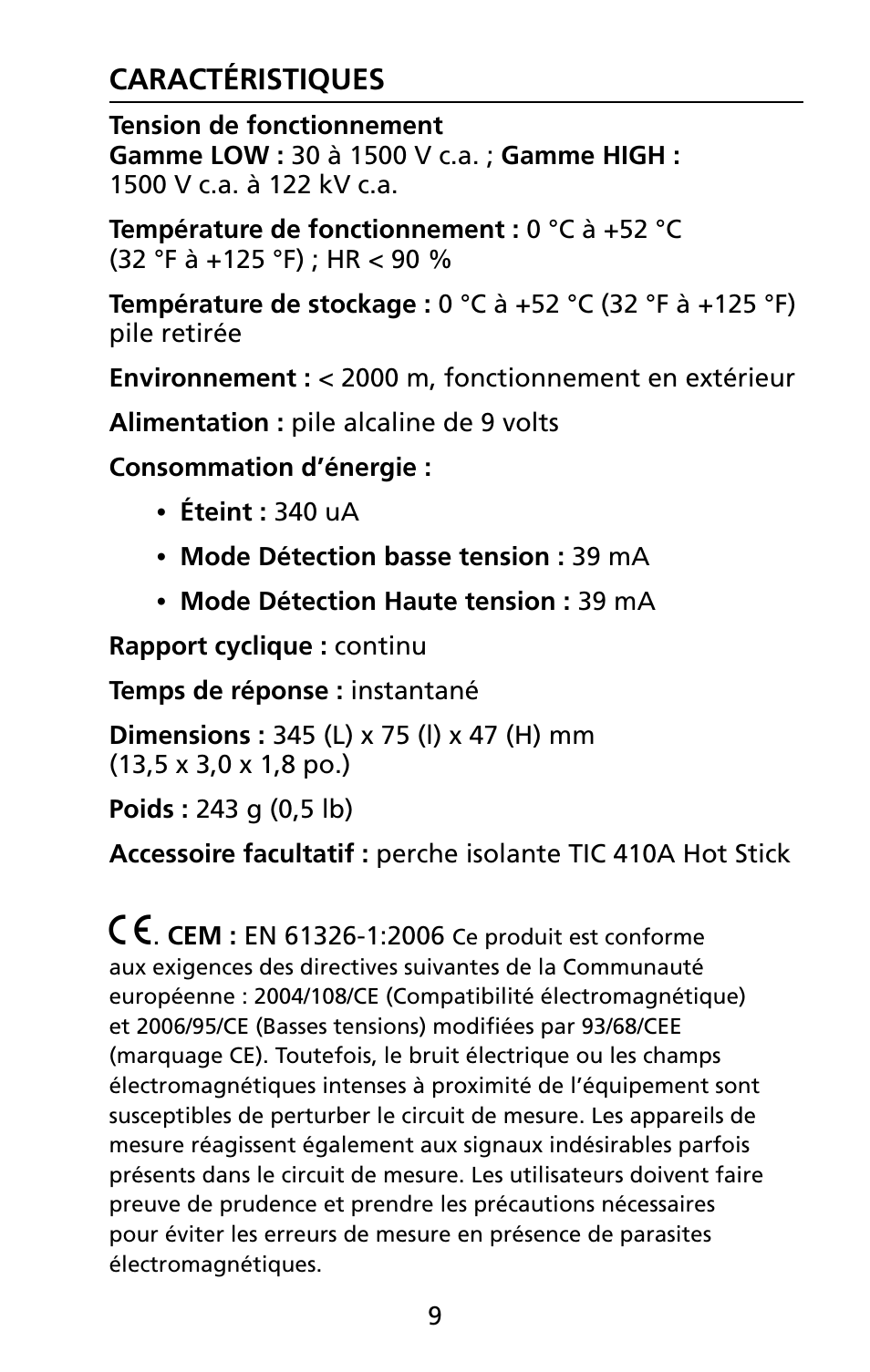 Amprobe TIC-300-PRO Non-Contact-Voltage-Detector User Manual | Page 33 / 92