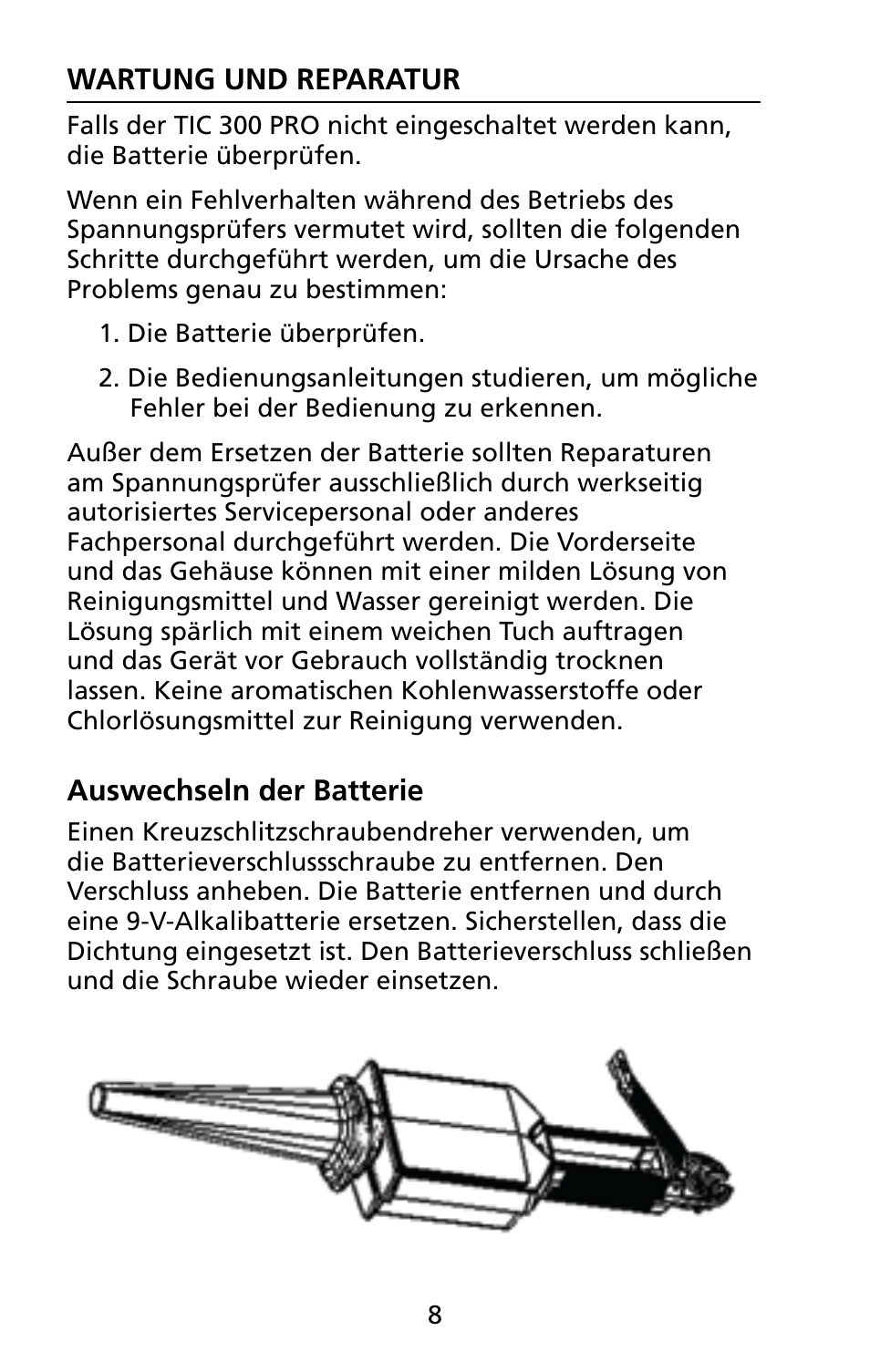Amprobe TIC-300-PRO Non-Contact-Voltage-Detector User Manual | Page 50 / 92