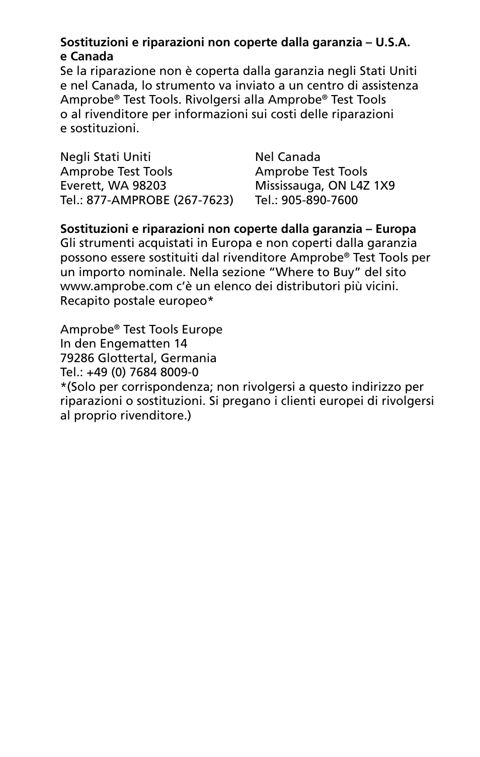 Amprobe TIC-300-PRO Non-Contact-Voltage-Detector User Manual | Page 59 / 92