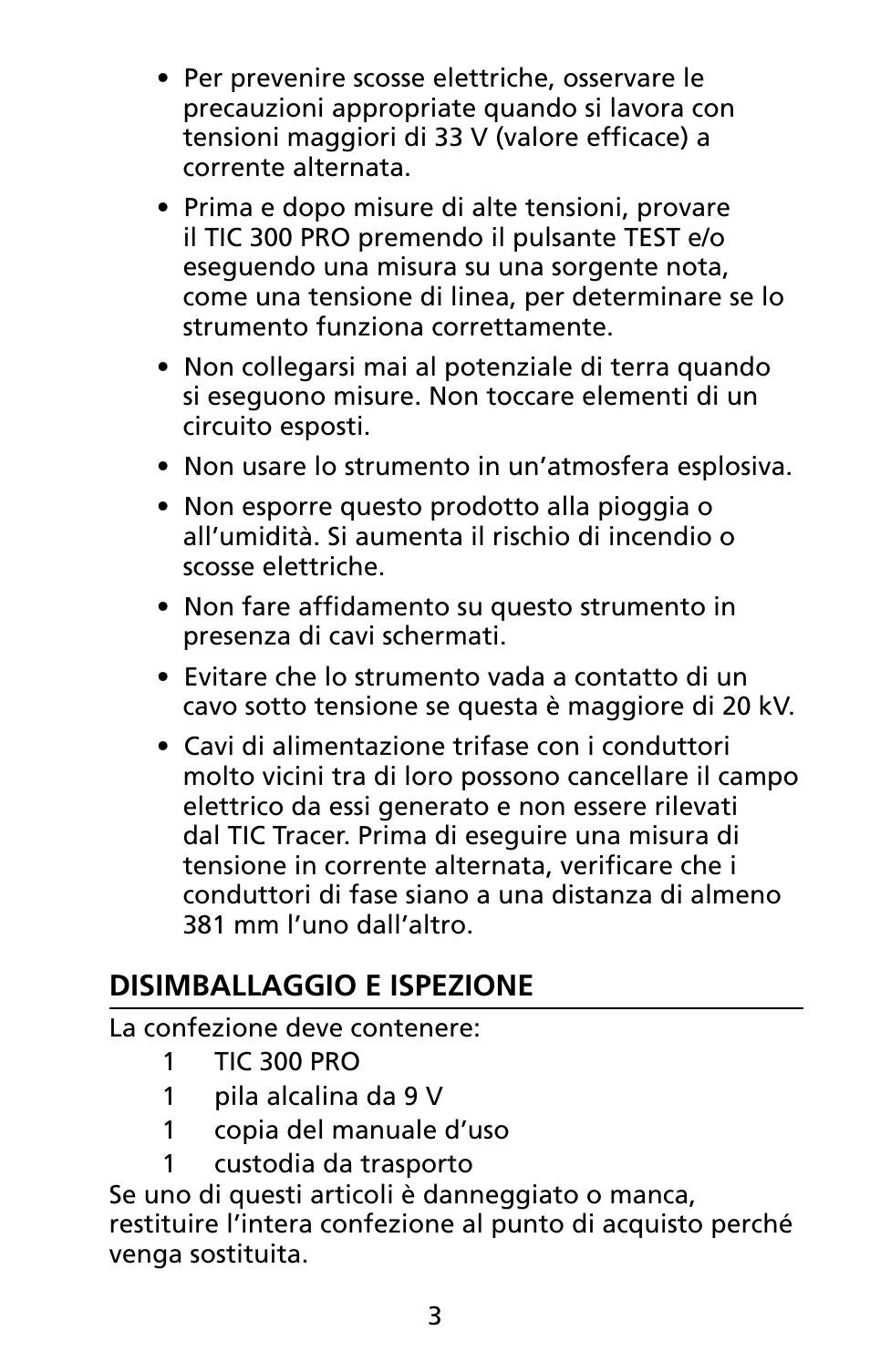 Amprobe TIC-300-PRO Non-Contact-Voltage-Detector User Manual | Page 63 / 92