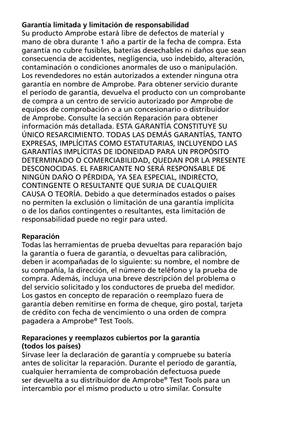Amprobe TIC-300-PRO Non-Contact-Voltage-Detector User Manual | Page 76 / 92