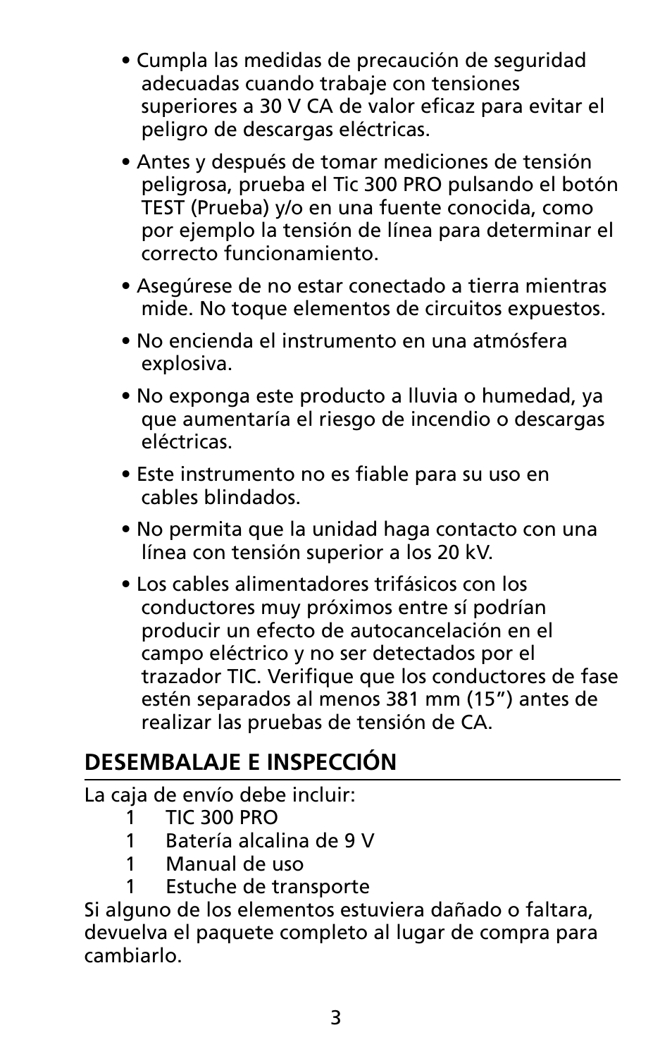 Amprobe TIC-300-PRO Non-Contact-Voltage-Detector User Manual | Page 81 / 92