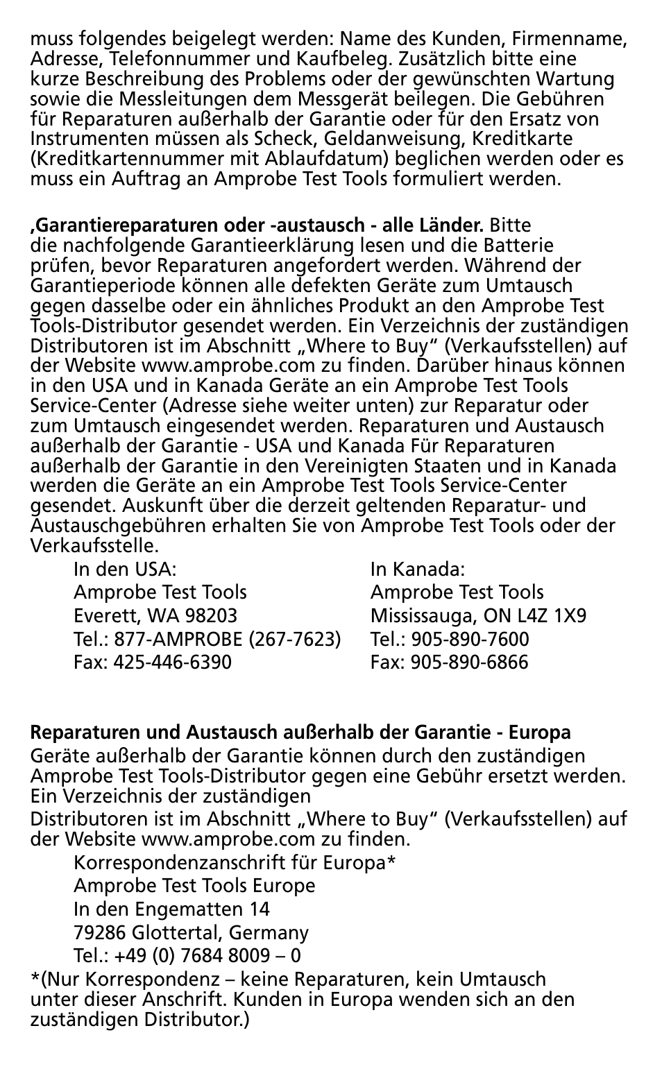 Amprobe TM45A Digital-Thermometer User Manual | Page 18 / 35