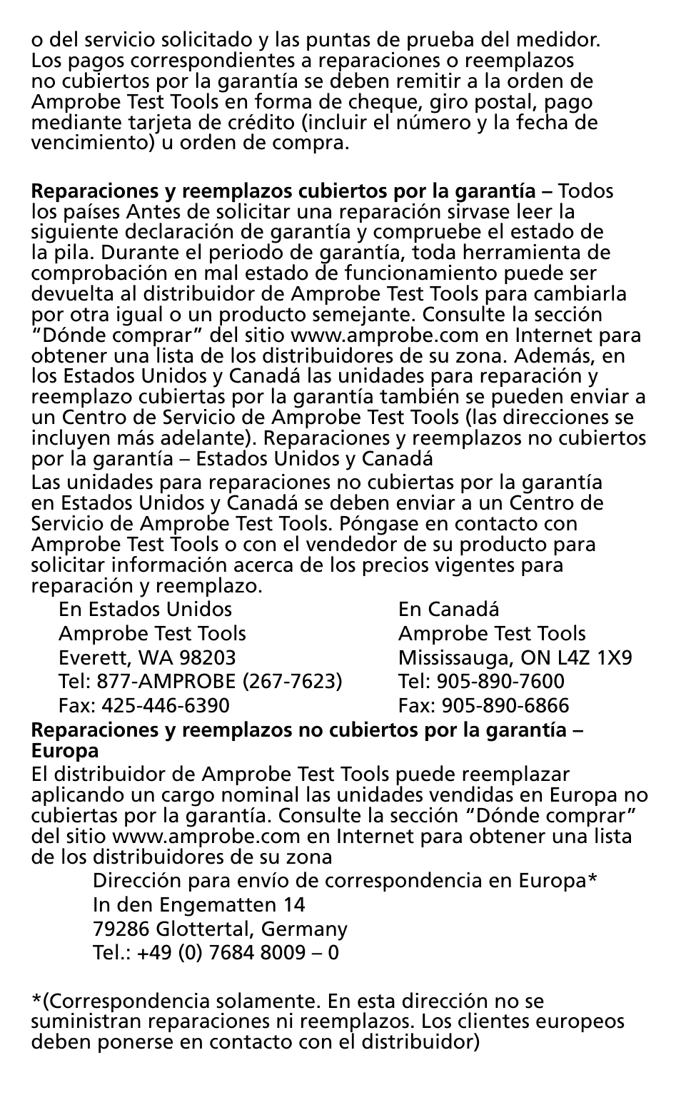 Amprobe TM45A Digital-Thermometer User Manual | Page 26 / 35