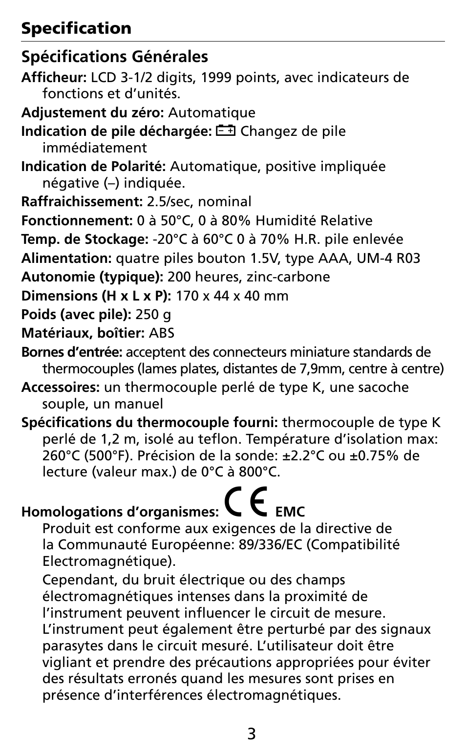 Amprobe TM45A Digital-Thermometer User Manual | Page 31 / 35