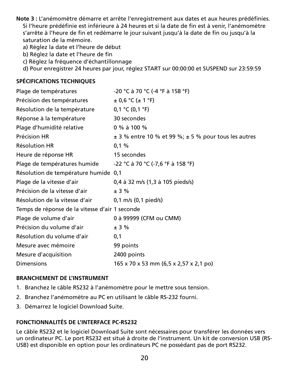 Amprobe TMA40 Airflow-Anemometer User Manual | Page 21 / 74