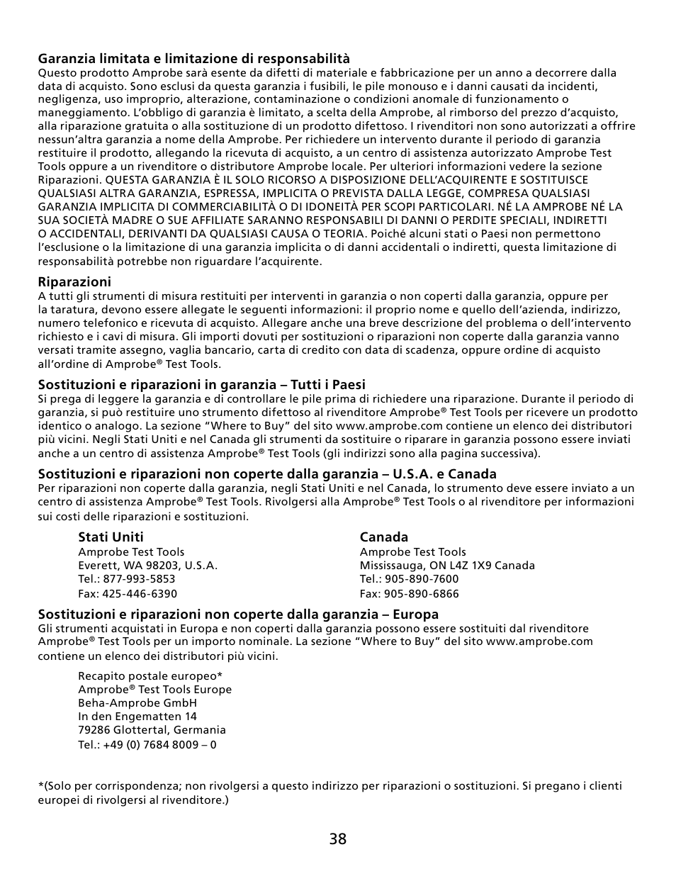 Amprobe TMA40 Airflow-Anemometer User Manual | Page 39 / 74