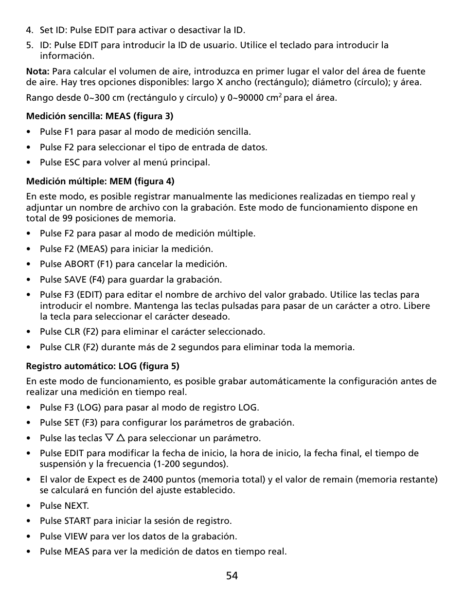 Amprobe TMA40 Airflow-Anemometer User Manual | Page 55 / 74