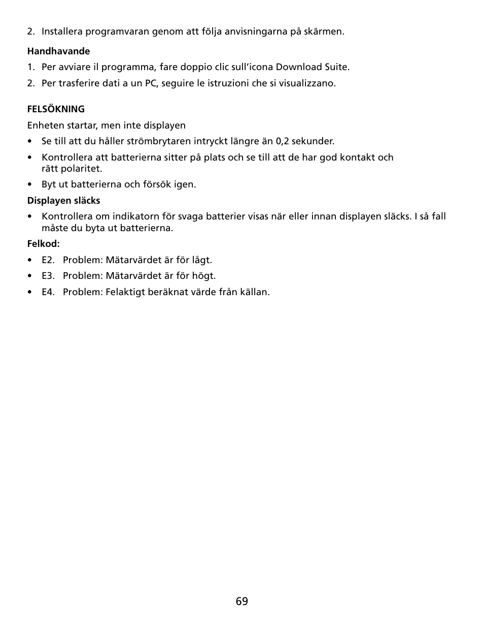 Amprobe TMA40 Airflow-Anemometer User Manual | Page 70 / 74