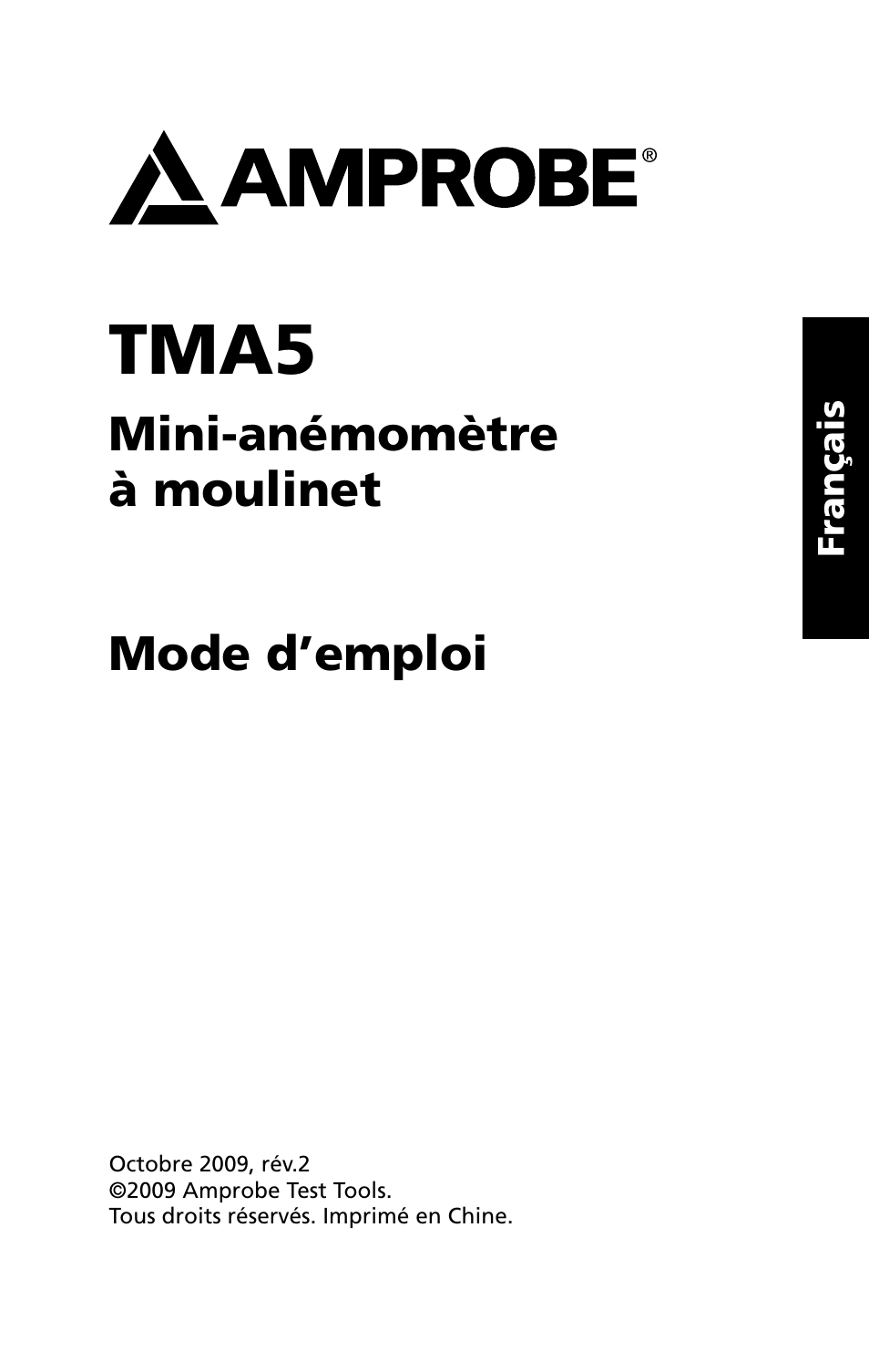 Tma5 | Amprobe TMA5 Mini-Vane-Anemometer User Manual | Page 17 / 72