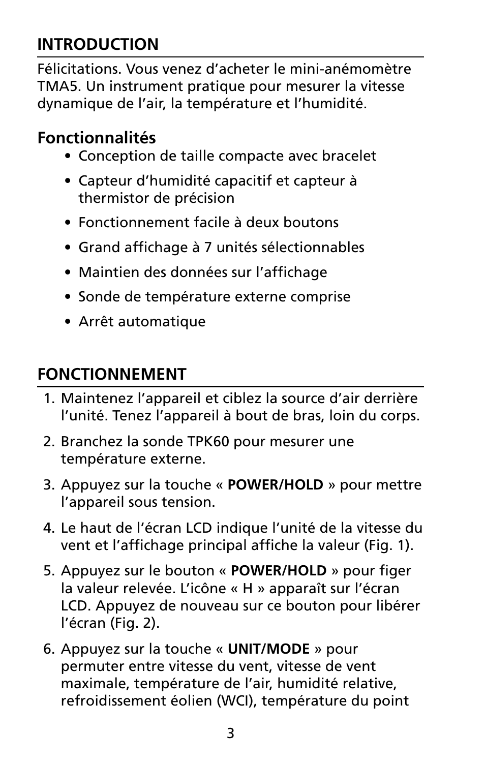 Amprobe TMA5 Mini-Vane-Anemometer User Manual | Page 24 / 72