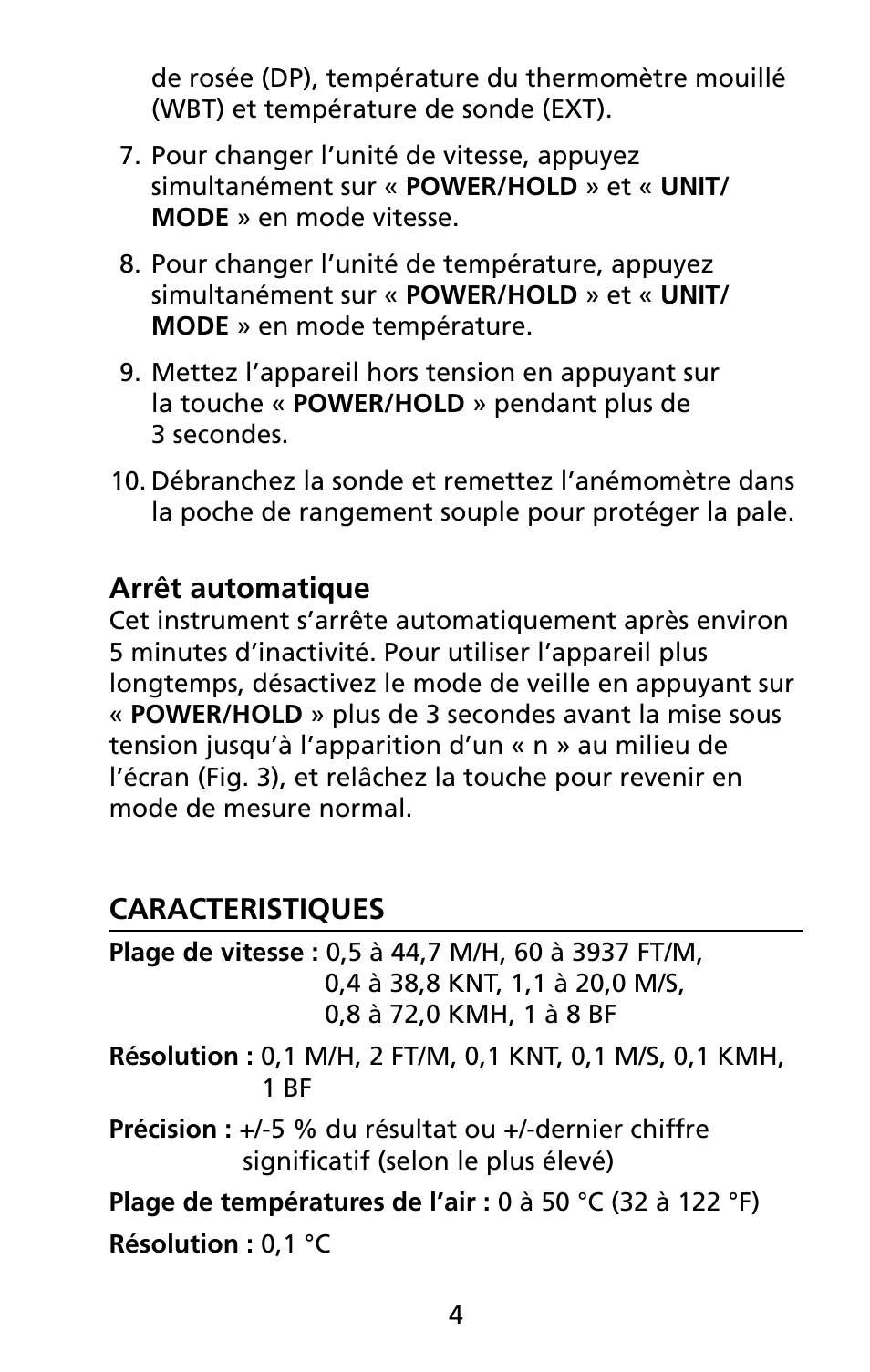 Amprobe TMA5 Mini-Vane-Anemometer User Manual | Page 25 / 72