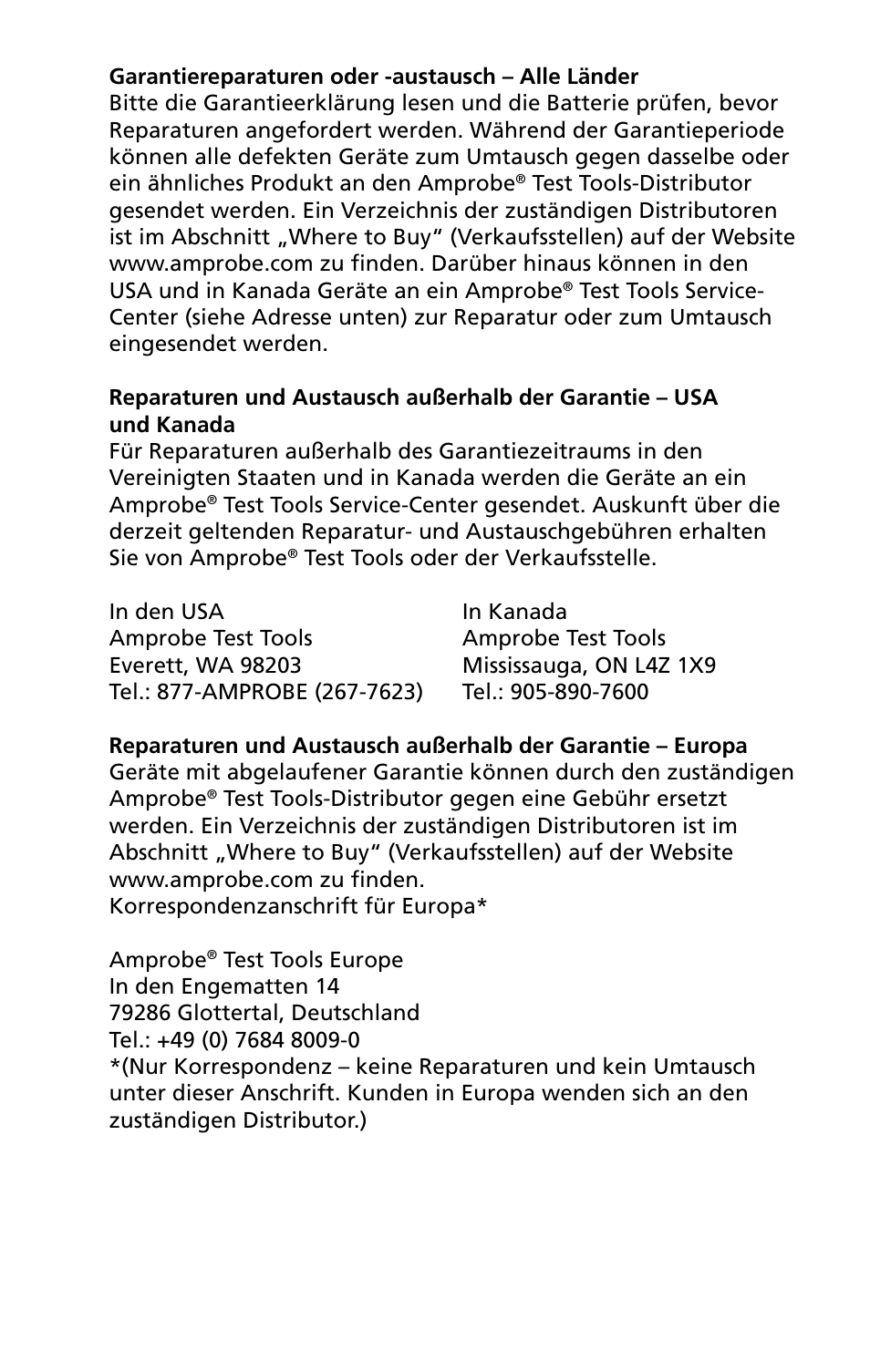 Amprobe TMA5 Mini-Vane-Anemometer User Manual | Page 33 / 72