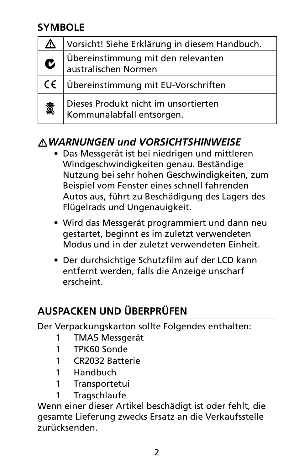 Amprobe TMA5 Mini-Vane-Anemometer User Manual | Page 37 / 72