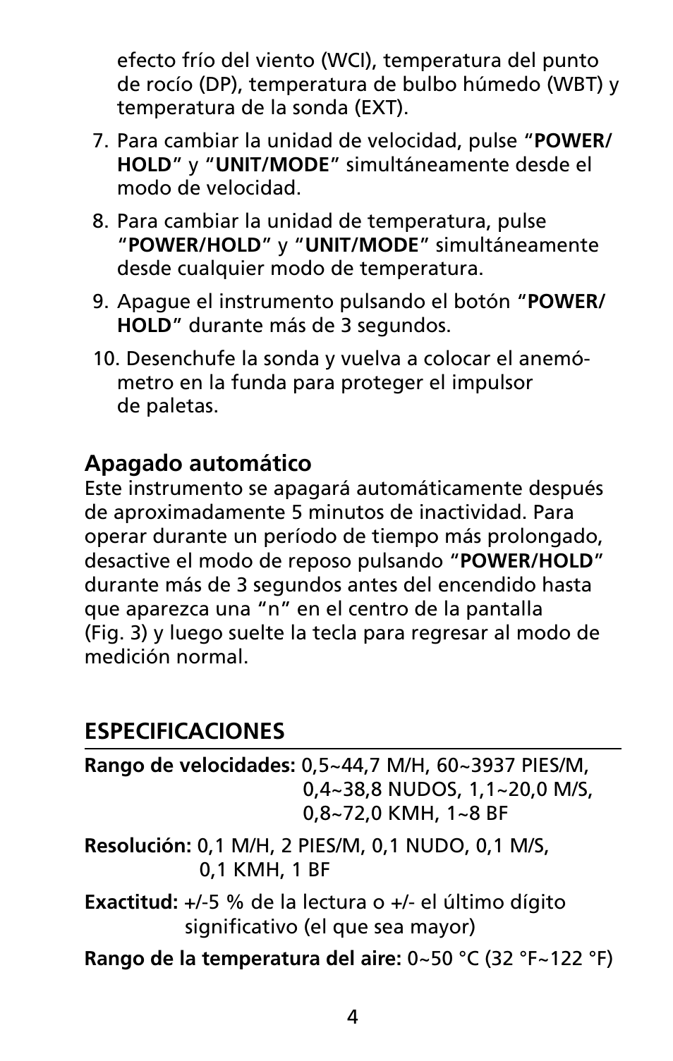 Amprobe TMA5 Mini-Vane-Anemometer User Manual | Page 67 / 72