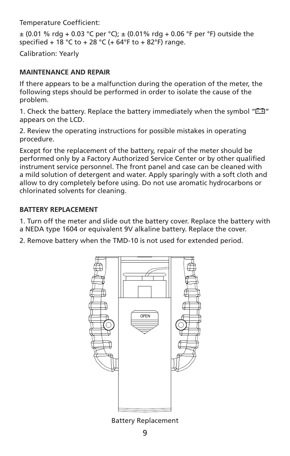 Amprobe TMD-10 Dual-Temperature-Meter User Manual | Page 10 / 62