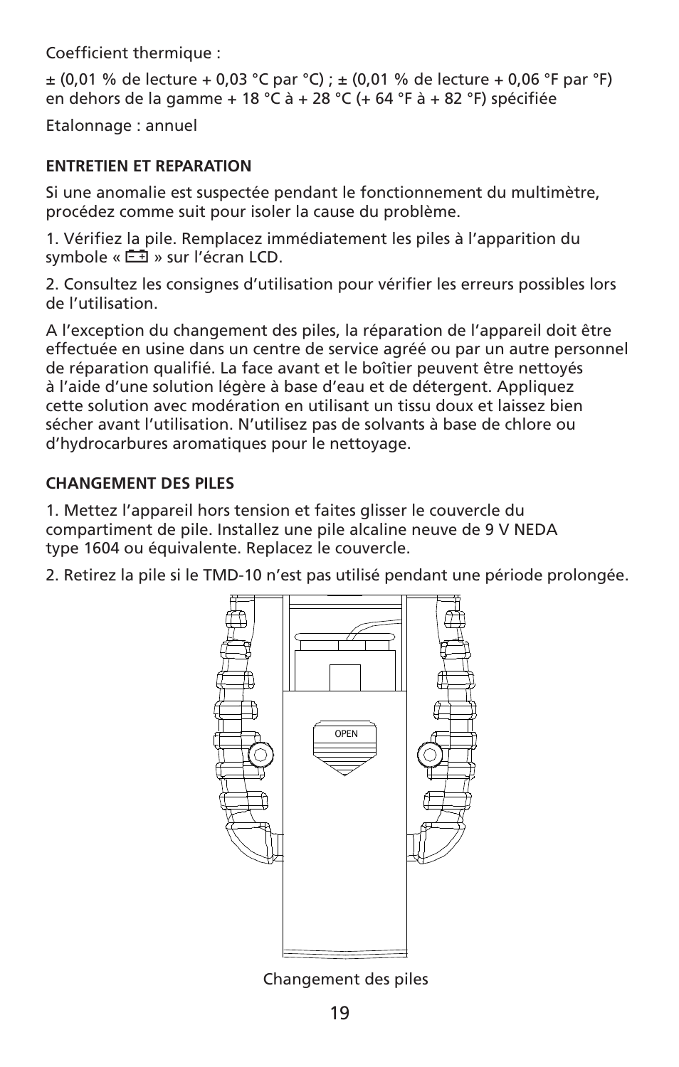 Amprobe TMD-10 Dual-Temperature-Meter User Manual | Page 20 / 62