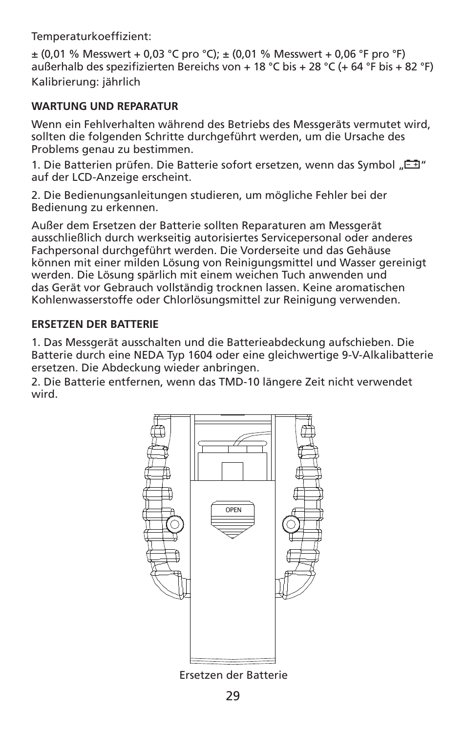 Amprobe TMD-10 Dual-Temperature-Meter User Manual | Page 30 / 62