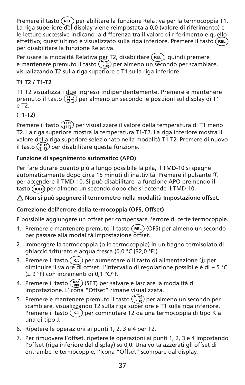Amprobe TMD-10 Dual-Temperature-Meter User Manual | Page 38 / 62