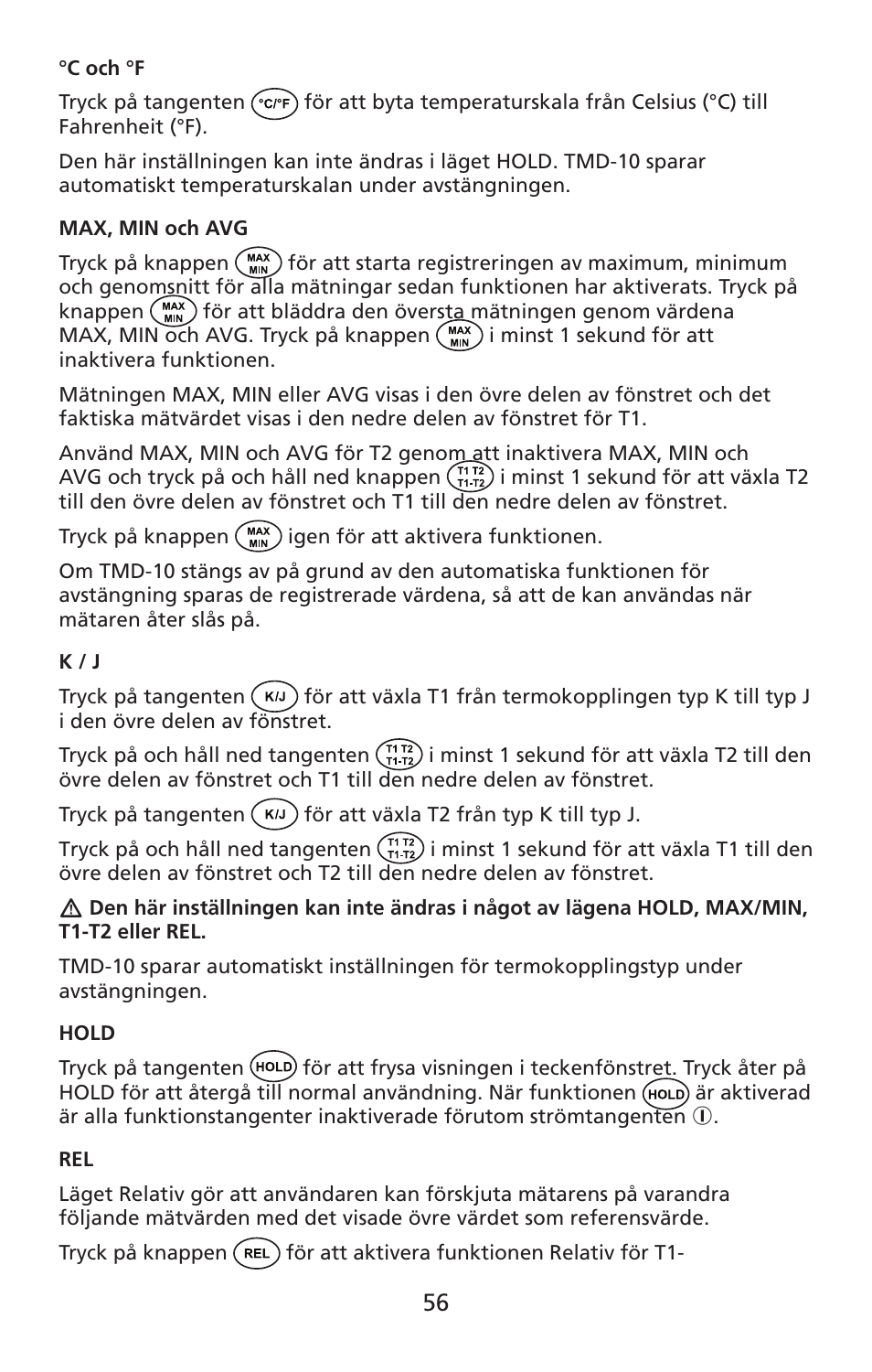 Amprobe TMD-10 Dual-Temperature-Meter User Manual | Page 57 / 62