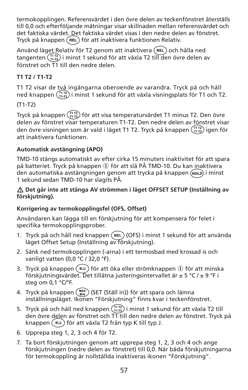 Amprobe TMD-10 Dual-Temperature-Meter User Manual | Page 58 / 62