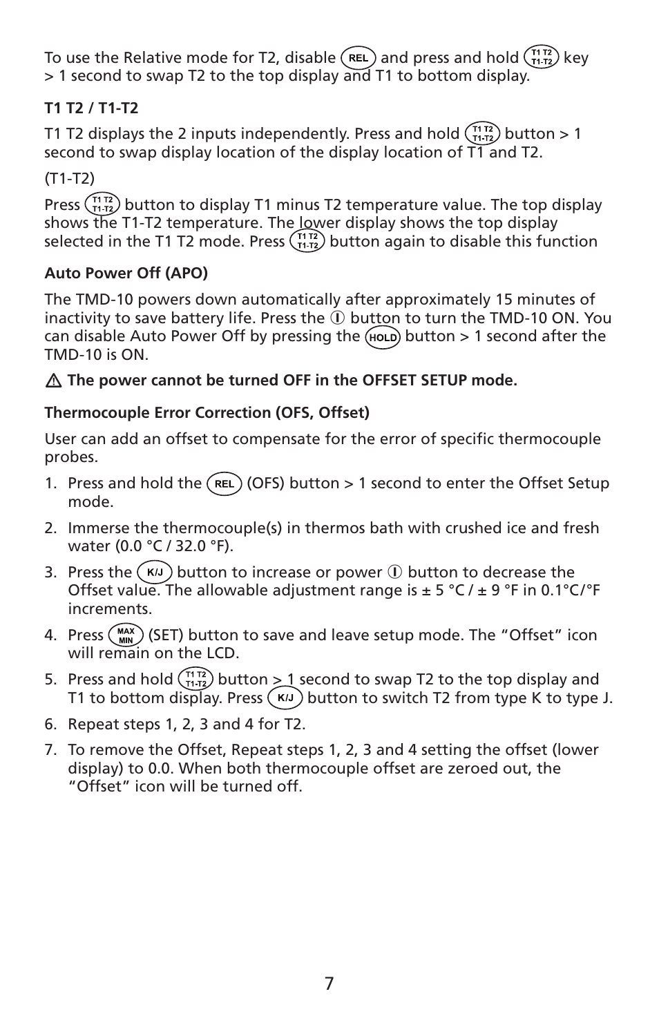 Amprobe TMD-10 Dual-Temperature-Meter User Manual | Page 8 / 62