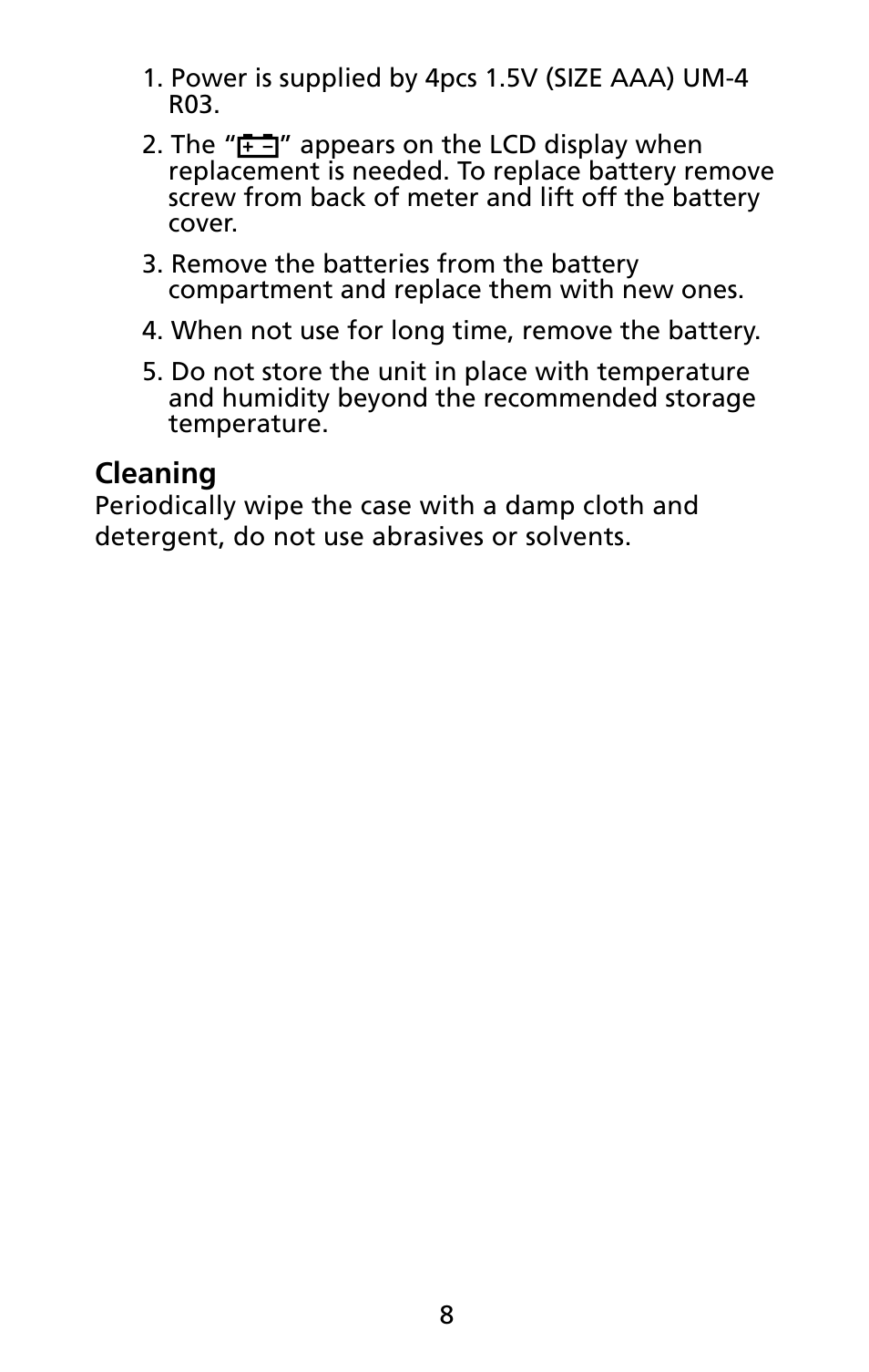 Amprobe TMD-50 Thermocouple-Thermometer User Manual | Page 15 / 16