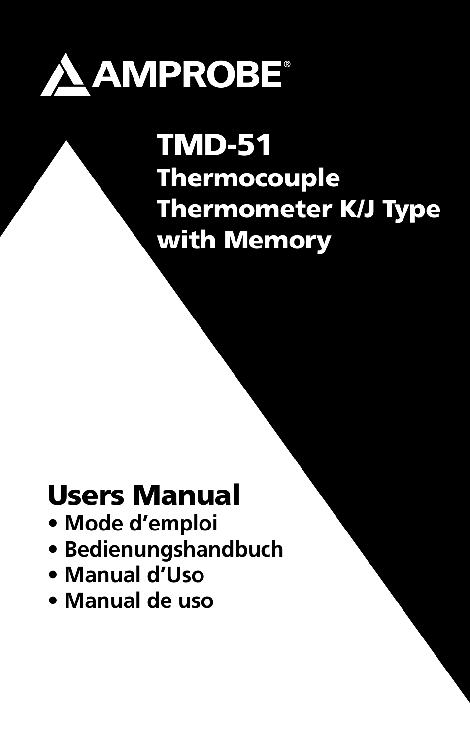 Amprobe TMD-51 Thermocouple-Thermometer User Manual | 18 pages