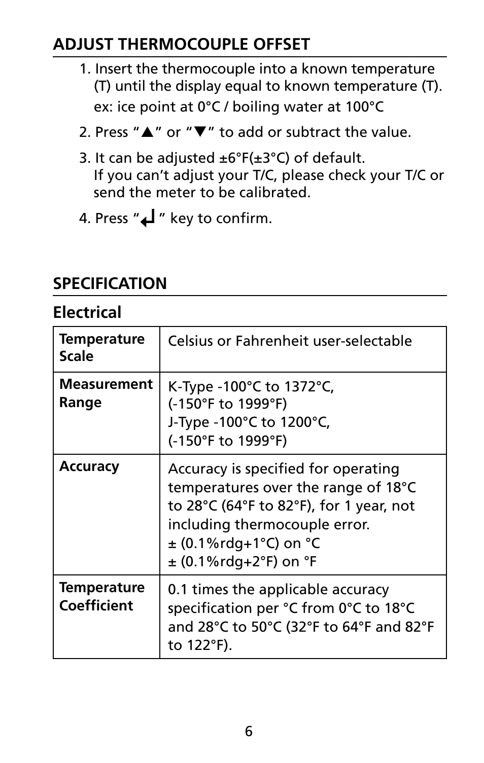 Amprobe TMD-51 Thermocouple-Thermometer User Manual | Page 13 / 18
