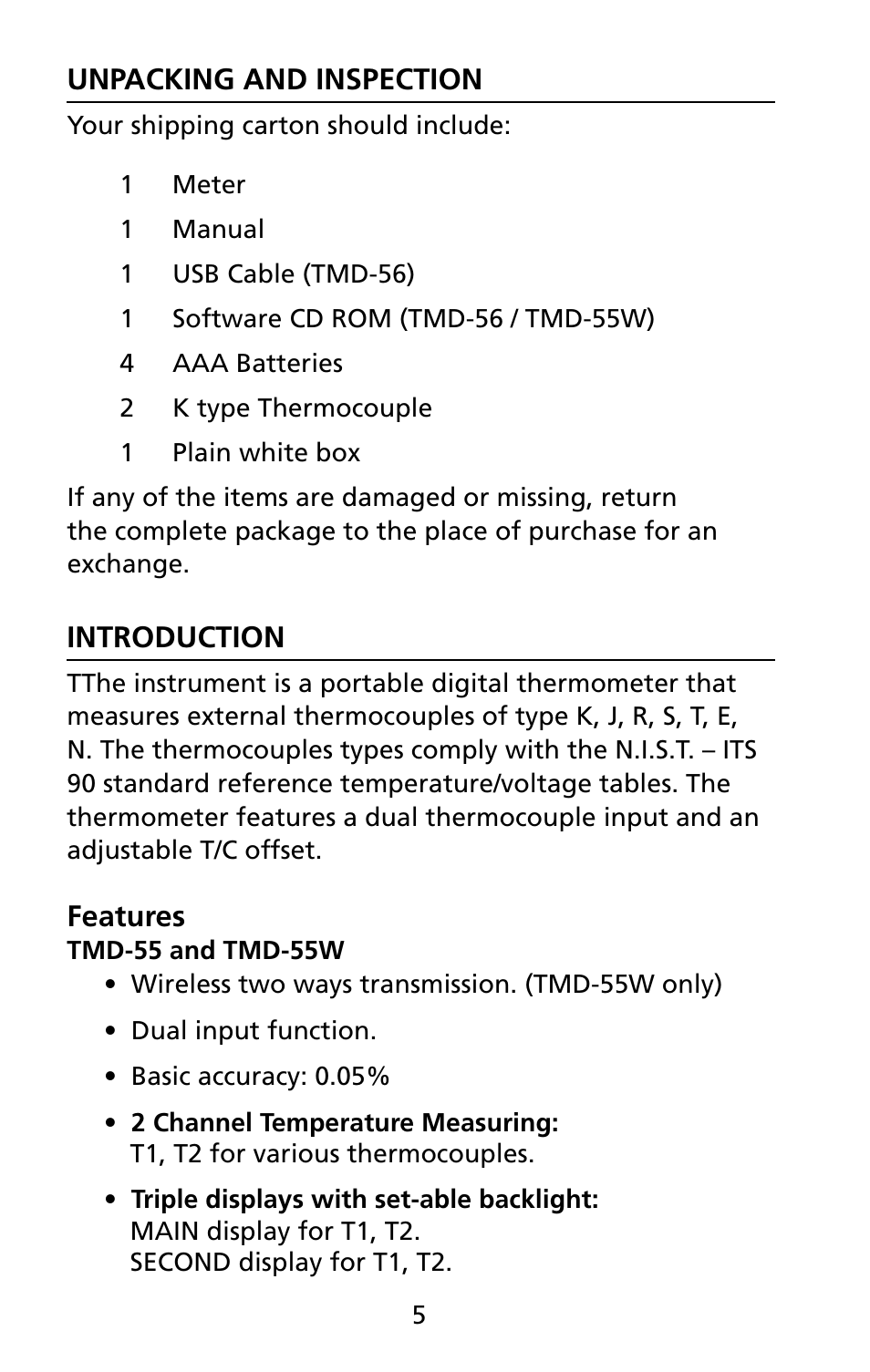 Amprobe TMD-55 Multilogger-Thermometers User Manual | Page 12 / 28