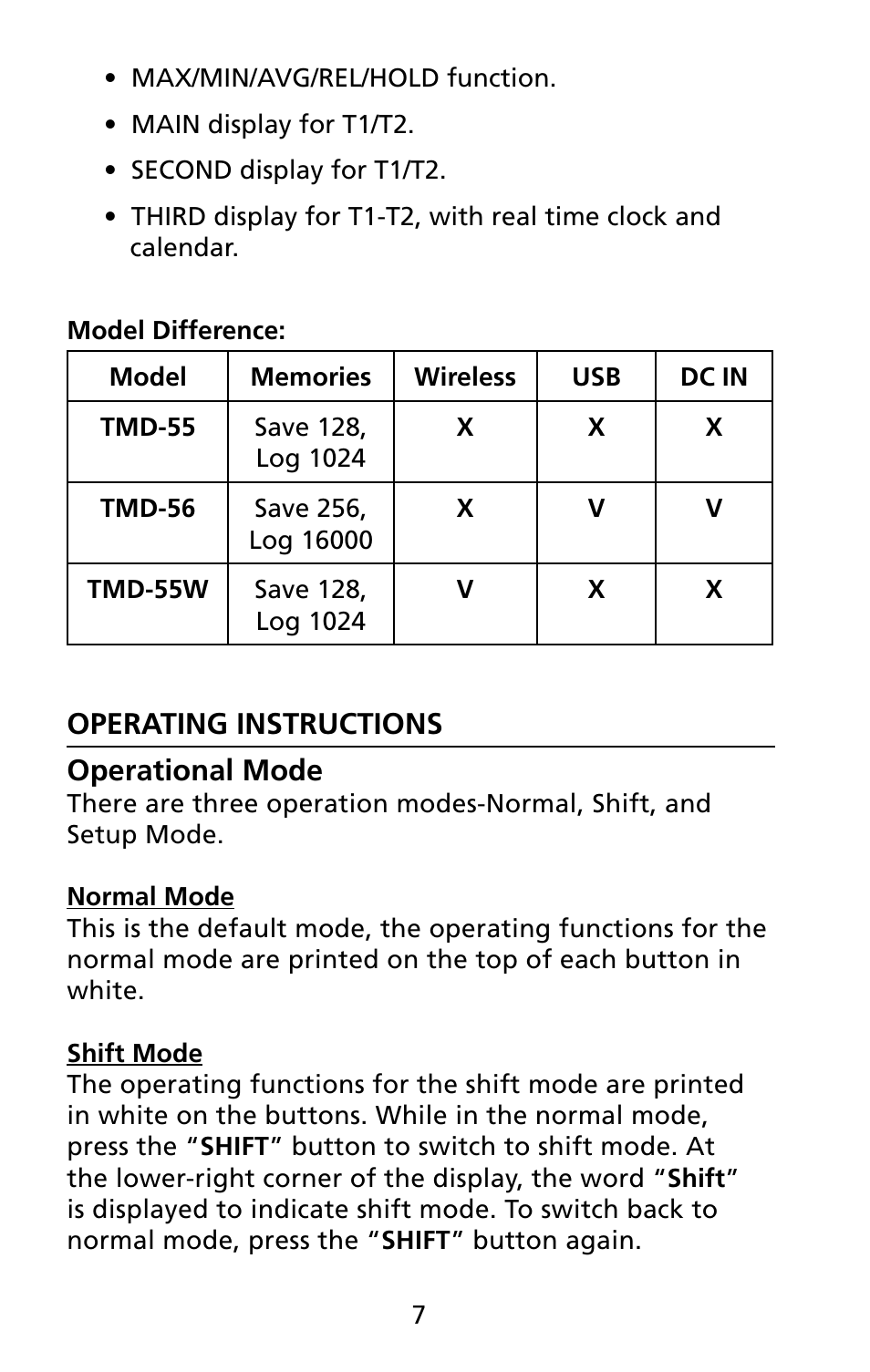 Amprobe TMD-55 Multilogger-Thermometers User Manual | Page 14 / 28