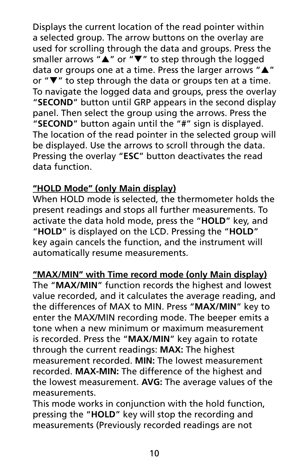 Amprobe TMD-55 Multilogger-Thermometers User Manual | Page 17 / 28