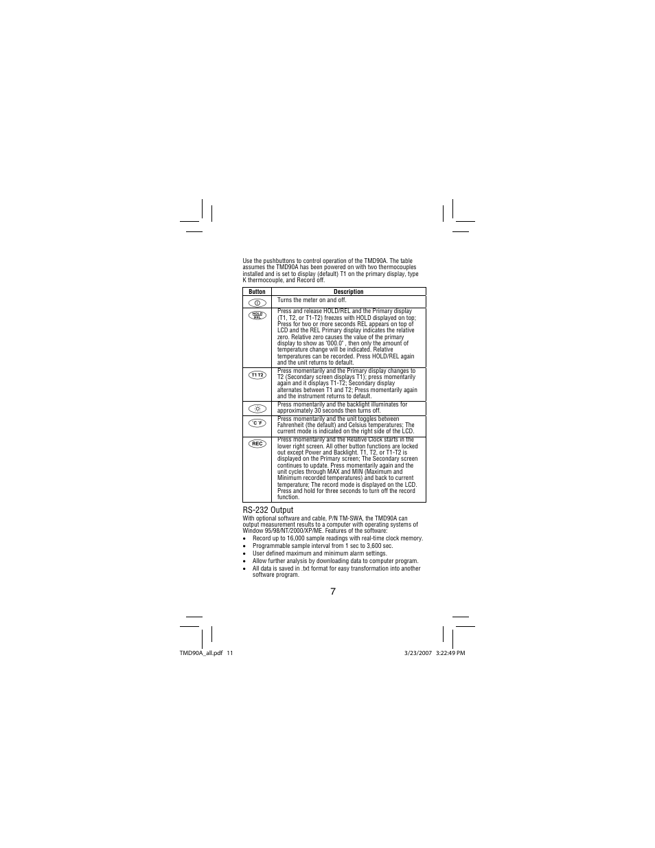 Amprobe TMD90A Dual-Input-Digital-Thermometer User Manual | Page 12 / 81