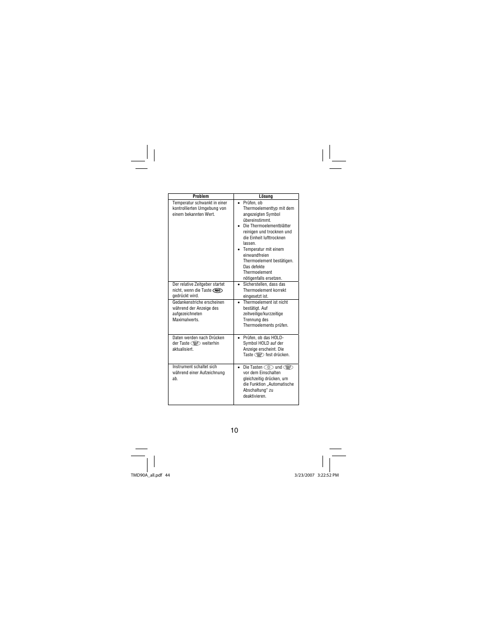 Amprobe TMD90A Dual-Input-Digital-Thermometer User Manual | Page 45 / 81