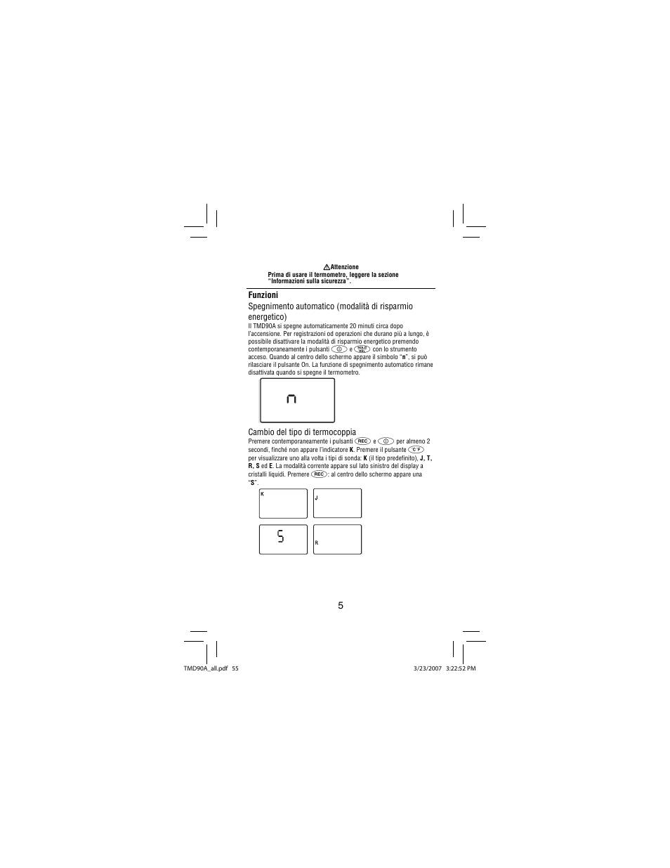 Amprobe TMD90A Dual-Input-Digital-Thermometer User Manual | Page 56 / 81