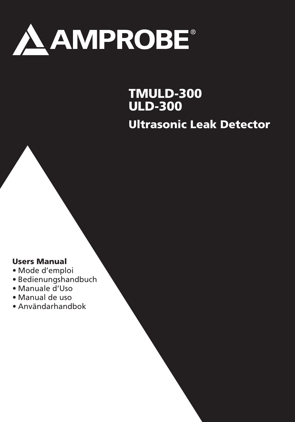 Amprobe TMULD-300 ULD-300 Ultrasonic-Leak-Detectors User Manual | 50 pages