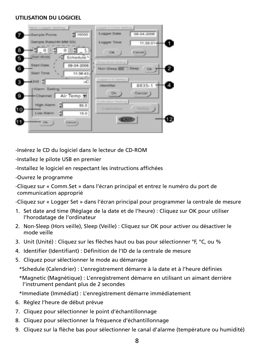 Amprobe TR100-A TR200-A Temperature-Humidity-Data-Loggers User Manual | Page 19 / 62