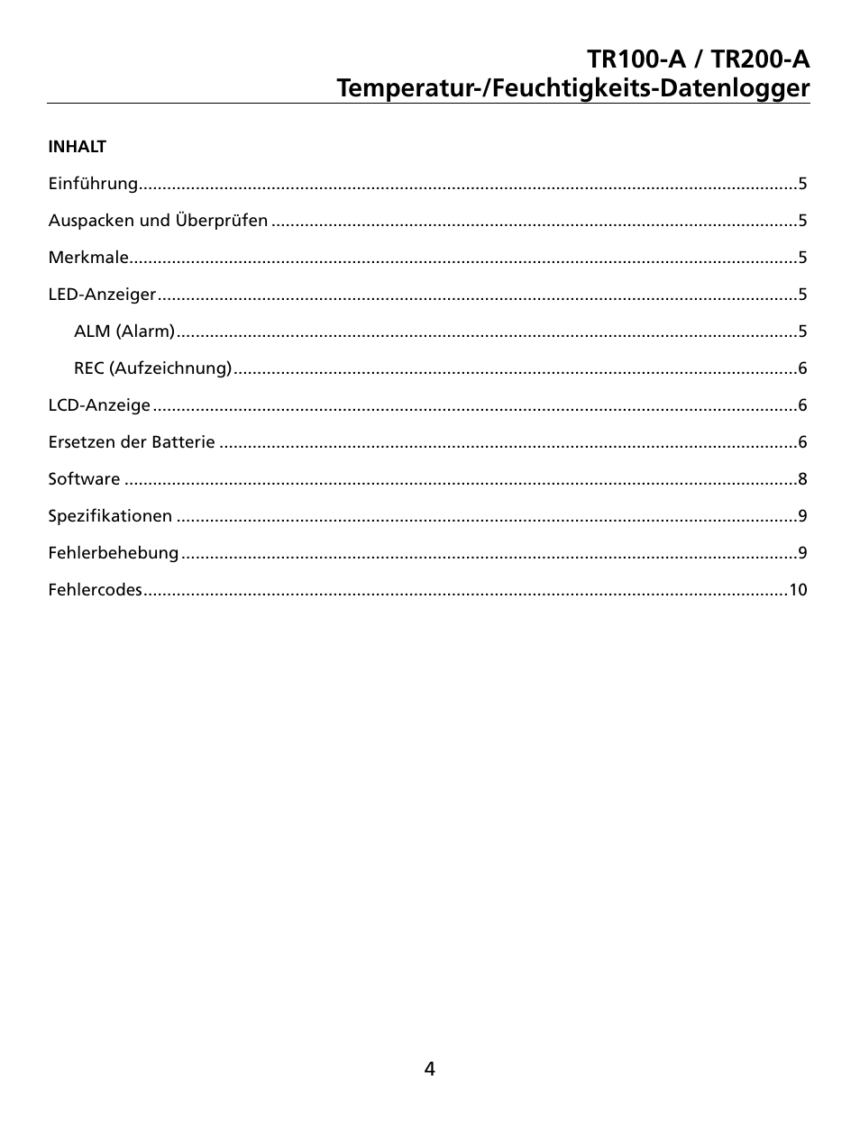 Amprobe TR100-A TR200-A Temperature-Humidity-Data-Loggers User Manual | Page 25 / 62