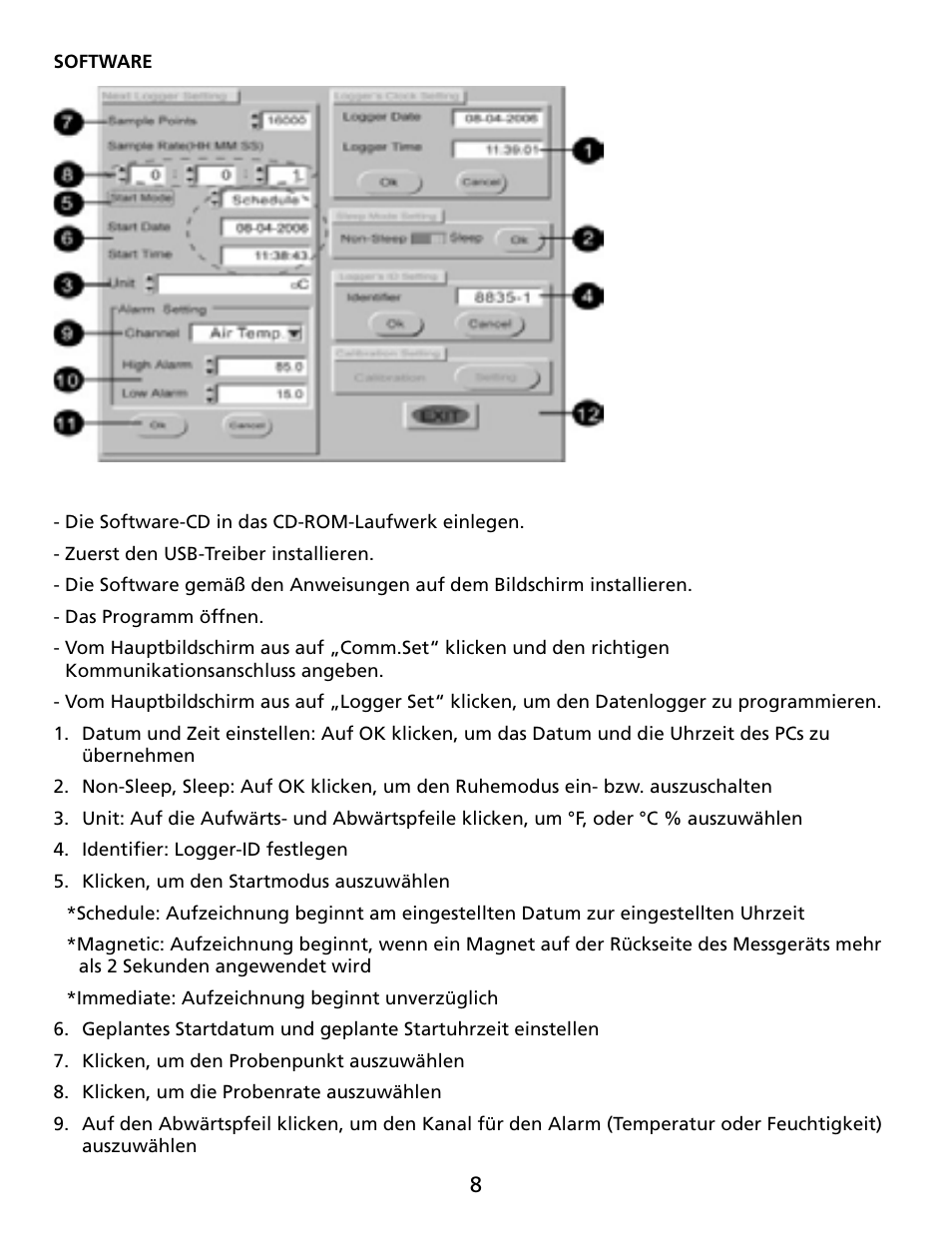 Amprobe TR100-A TR200-A Temperature-Humidity-Data-Loggers User Manual | Page 29 / 62